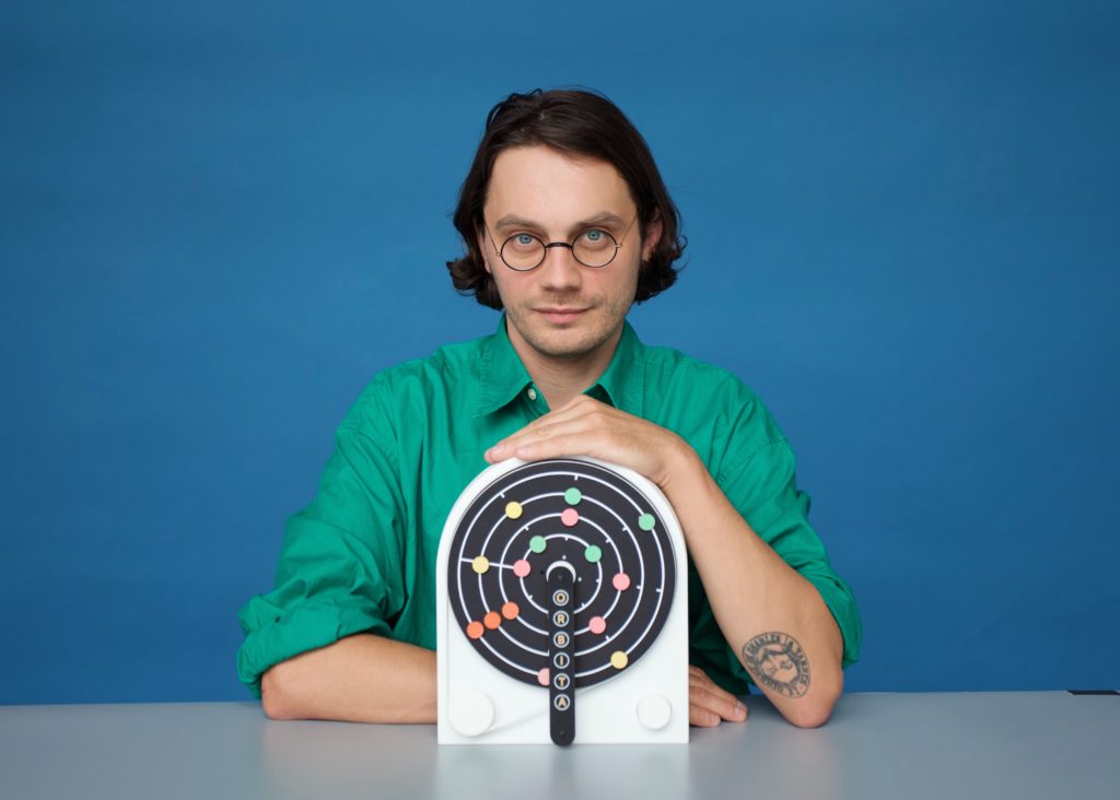 Sasha Pas from Playtronica with the Orbita instrument
