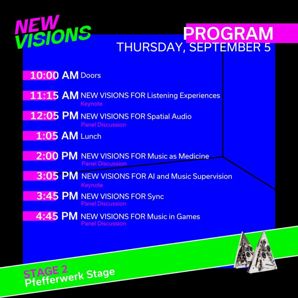 Program New Visions For Music & Sound Sept 6 2024